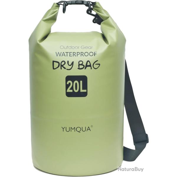 Sac �tanche 20L Flottant Imperm�able P�che Plong�e Camping Cano� Navigation Kayak Rafting