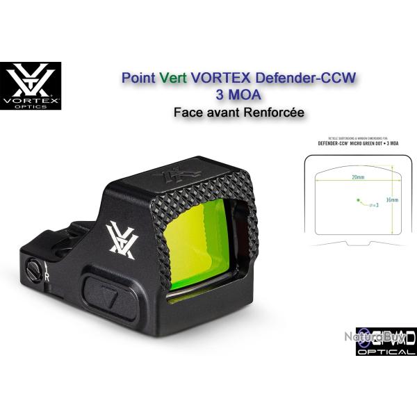Point VERT VORTEX Defender-CCW - 3 MOA