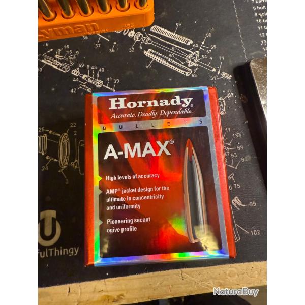 Ogive Hornady A Max 308w 168gr