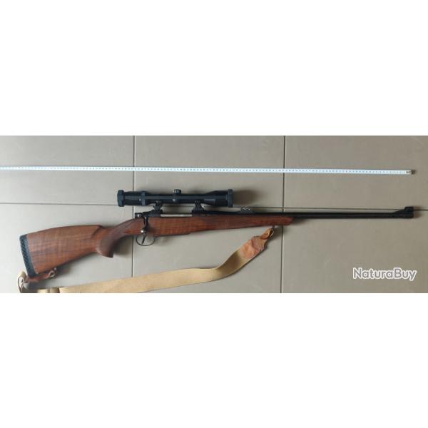 carabine CZ, mod ZKK602, cal 375 H&h MAG avec lunette Swarowski Habichr 1.5-6 x 42