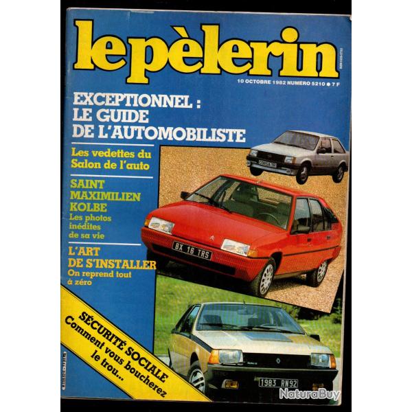 le plerin guide de l'automobiliste, salon de l'auto 1982, maximilien kolbe, dalai lama