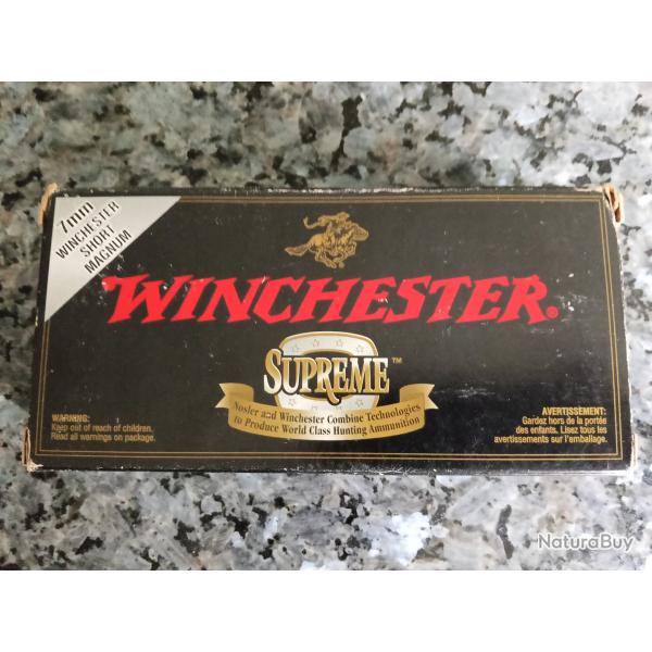 CARTOUCHES WINCHESTER CAL. 7MM WSM SUPREME 160 GRAINS