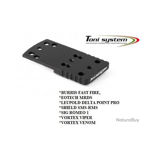 Embase TONI SYSTEM (type A) VORTEX - BURRIS - LEUPOLD - SIG pour CZ P10C - P10F