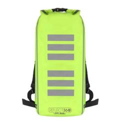 BACKPACK 360DRY Sac &agrave; dos jaune fluo avec zones r&Egrave;fl&Egrave;chissantes 28 litres