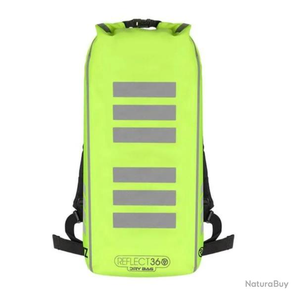 BACKPACK 360DRY Sac  dos jaune fluo avec zones rflchissantes 28 litres