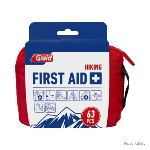 HIKING Trousse de secours - 63 pi�ces