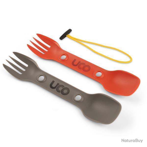 SPORK couverts 3 en 1 pratiques et compacts.