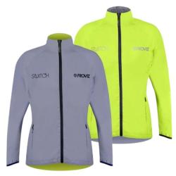 SWITCH JACKET 40 Veste r&Egrave;versible fluo/r&Egrave;fl&Egrave;chissant - Femme 40