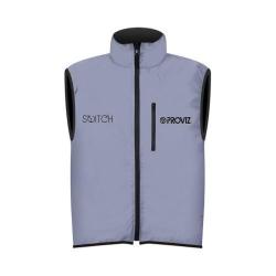 SWITCH JACKET Veste sans manche r&Egrave;versible fluo r&Egrave;fl&Egrave;chissant Homme