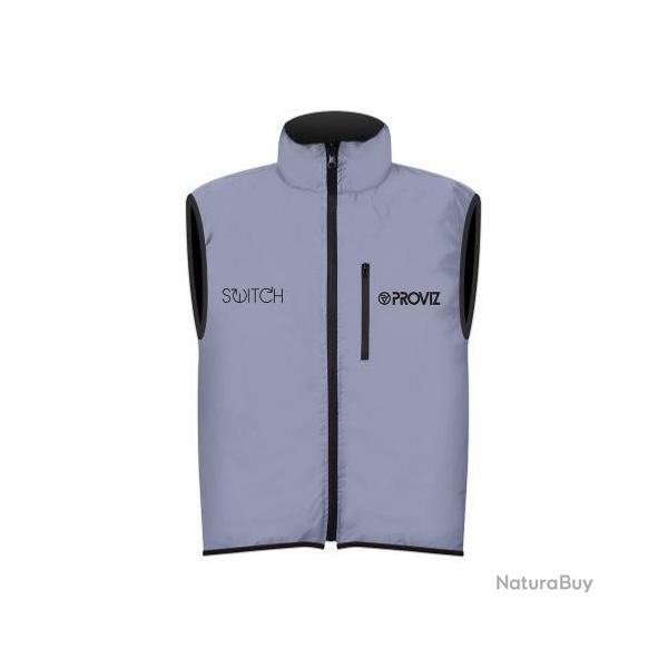 SWITCH JACKET Veste sans manche r�versible fluo r�fl�chissant Homme