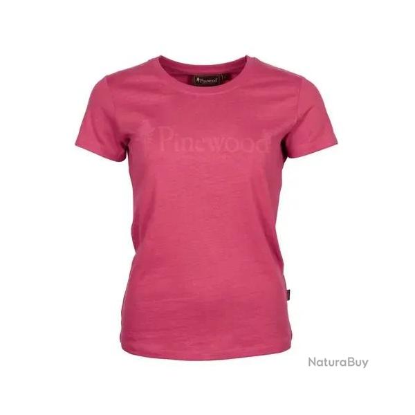 T shirt Pinewood Outdoor Life Femme Rose