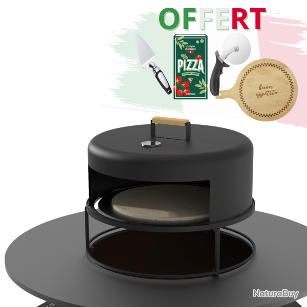Gf ! Four � pizza pour le brasero 100 cm  - Forno Di Tonio par Random + accessoires OFFERT