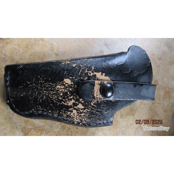 holster �tui cuir �pais mod�le ceinture police revolver pistolet  Ruby PPK mauser hsc gaucher