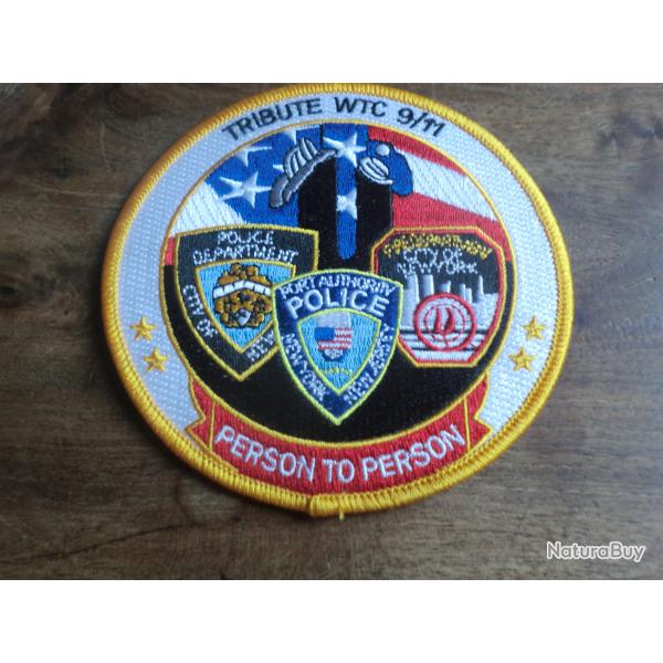 patch hommage  au 11 septembre du world trade center
