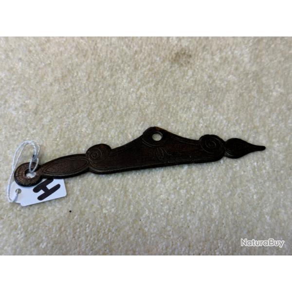 CONTRE PLATINE  DE PISTOLET  18 �ME / 19�ME