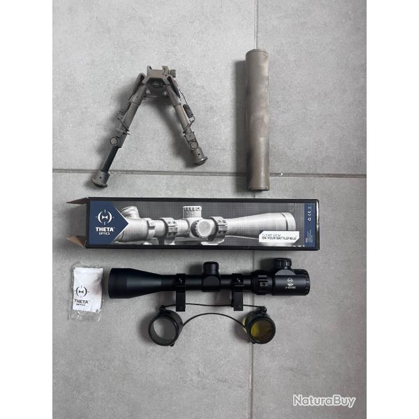 Lot d'accessoires (LUNETTE/BIPIED/SILENCIEUX)