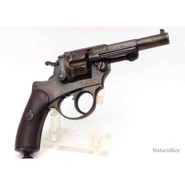 REVOLVER R�GLEMENTAIRE D'OFFICIER CHAMELOT DELVIGNE MODELE MAS 1874 ST �TIENNE 1876 CALIBRE 11MM 73 