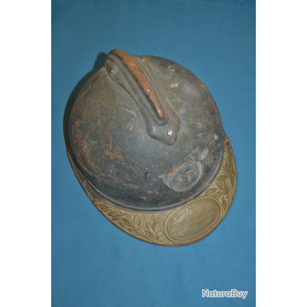 casque de poilu 11 �me chasseur d�fil� du 11 novembre 1918