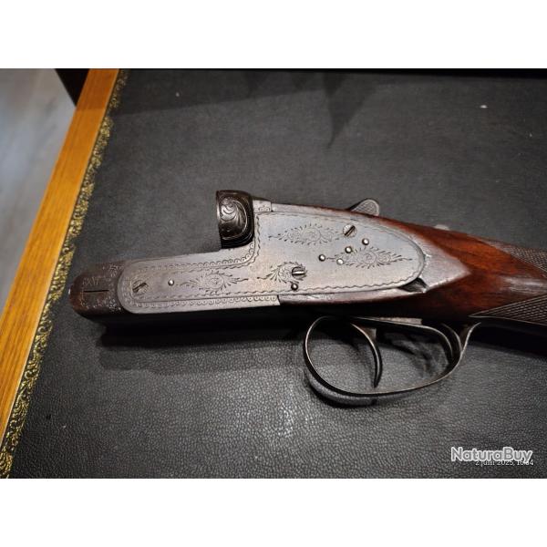 rare fusil � platines ARIZAGA CALIBRE 12/70