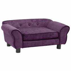 Canap&eacute; pour chien Bordeaux 72x45x30 cm Peluche