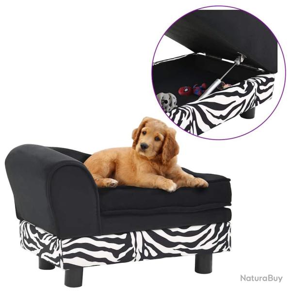 Canap� pour chien Noir 57x34x36 cm Peluche