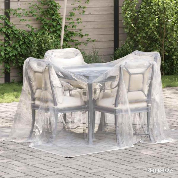 B�che transparente avec oeillets 2x2 m poly�thyl�ne