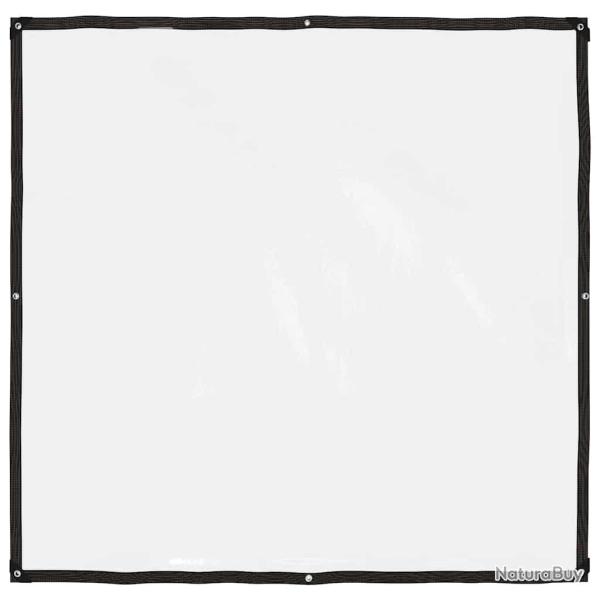 B�che transparente avec oeillets 2x2 m poly�thyl�ne