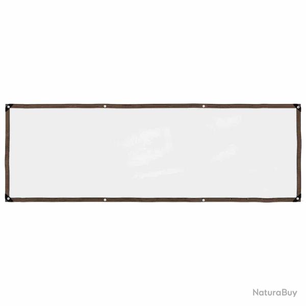 B�che transparente avec oeillets 1x3 m poly�thyl�ne