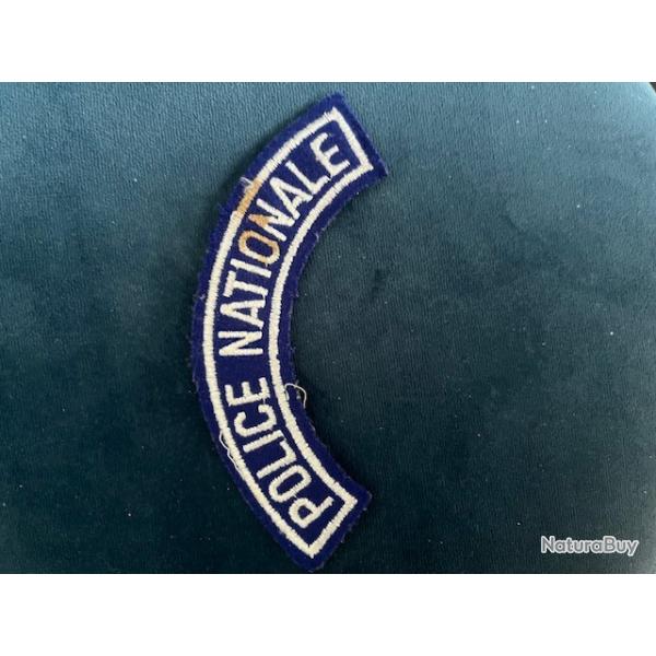 INSIGNE D EPAULE POLICE NATIONALE