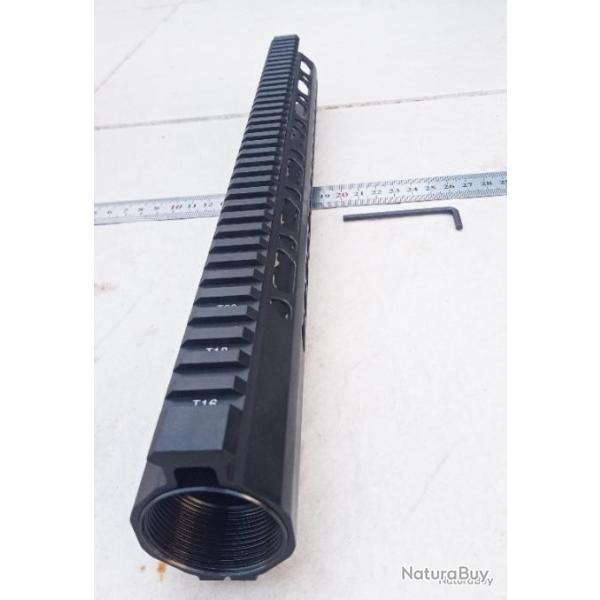 Garde Main AR10, .308, 15 pouces flottant type Keymod,NEUF NEUF