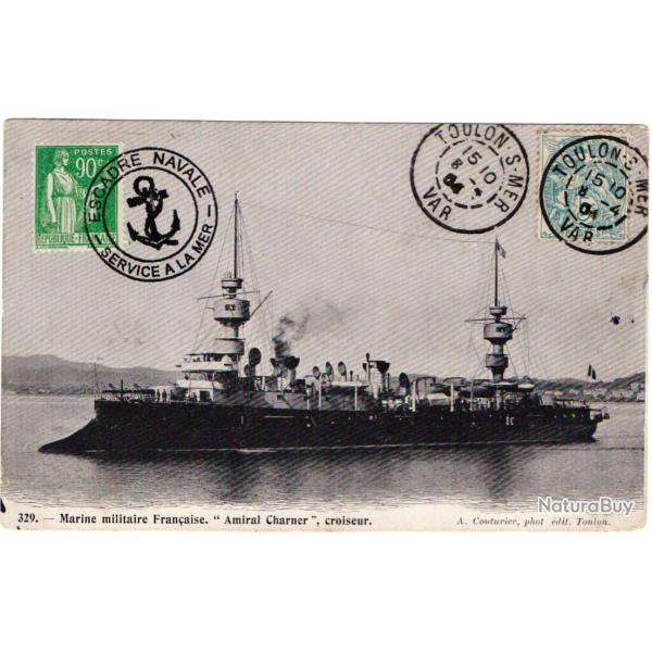 CPA - Marine Militaire Fran�aise-" Amiral Charner "Croiseur N�1574