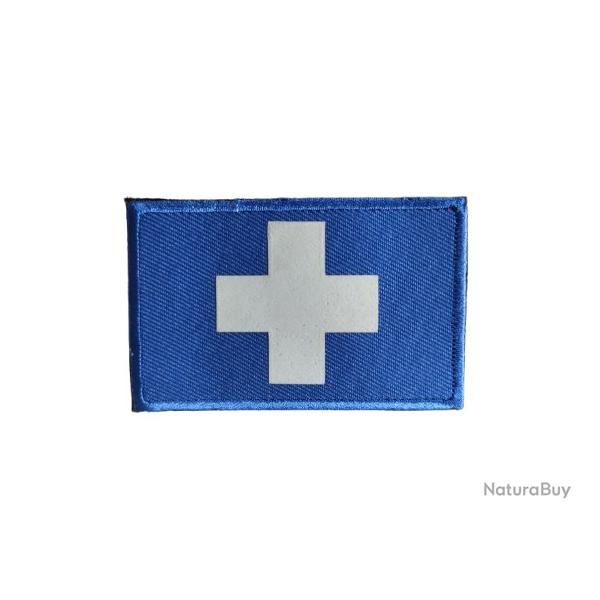 Patch m�dical - Croix Bleue - Velcro - Livraison gratuite