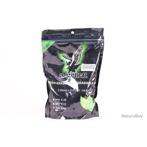 JS-Tactical Billes Vertes Bio 0.25g