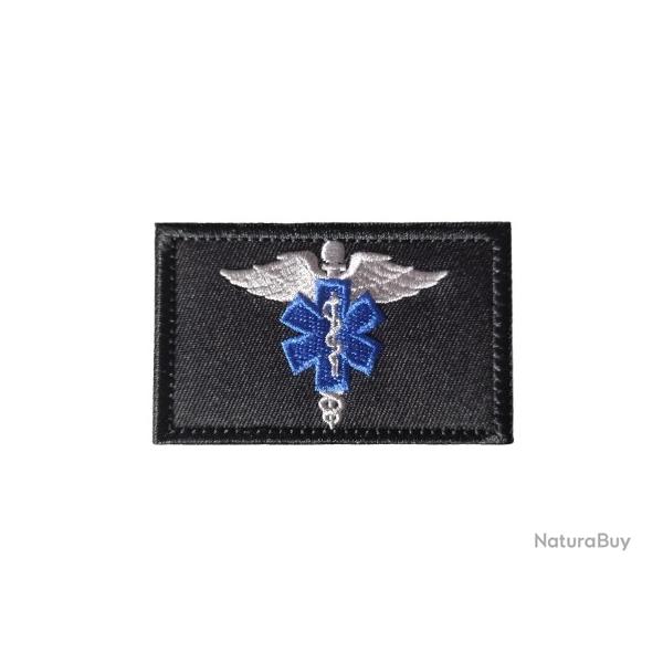 Patch Paramedic -Etoile bleue - Velcro - Livraison gratuite