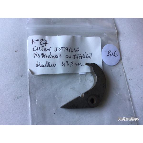 VENDU PAR LE-CUIRASSIER N�27 CHIEN FUSIL JUXTAPOSE ESPAGNOL OU ITALIEN