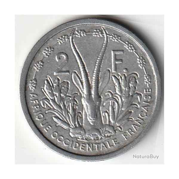 Pice de Monnaie AFRIQUE OCCIDENTALE FRANAISE 2 Francs 1948 Paris