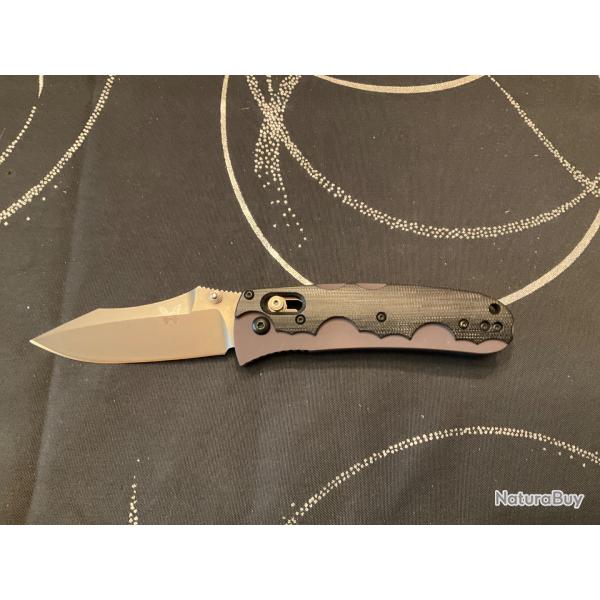 VEND COUTEAU PLIANT BENCHEMADE SNODY RESISTOR 420 COMBO.