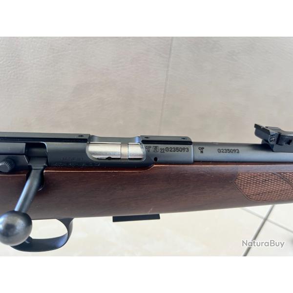 Carabine CZ 457 luxe cal.22lr canon 63cm filet? 1/2x20
