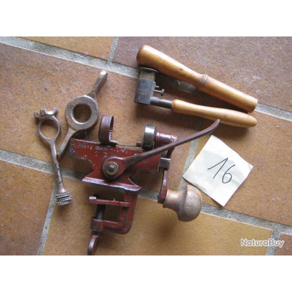 PETIT SERTISSEUR CAL 16 ET ACCESSOIRES