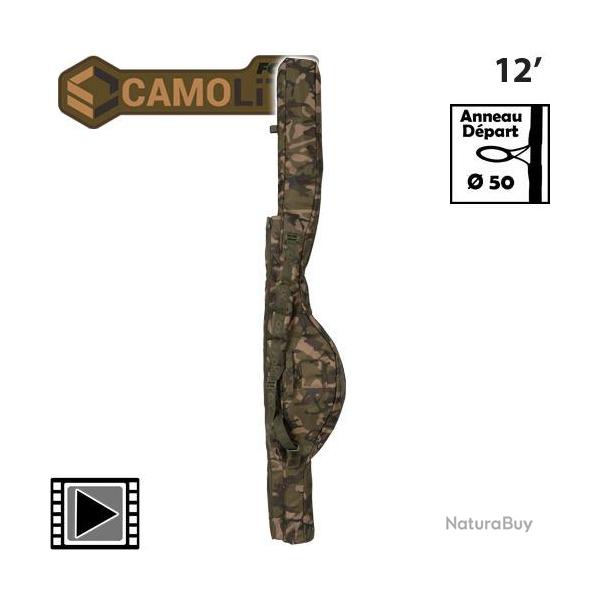 Fourreau Fox Camolite Tri Sleeve 3 cannes 12'