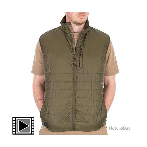 Gilet Sans Manche Fox Olive Quilted 100 M