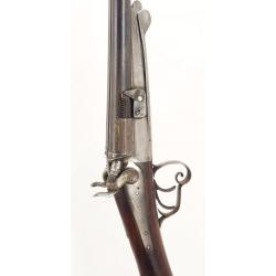 FUSIL DE CHASSE A SYSTEME BROCHE TRANSFORMATION PERCUSSION CENTRALE 16/65 EXTRACTEURS EXTERNES SAINT