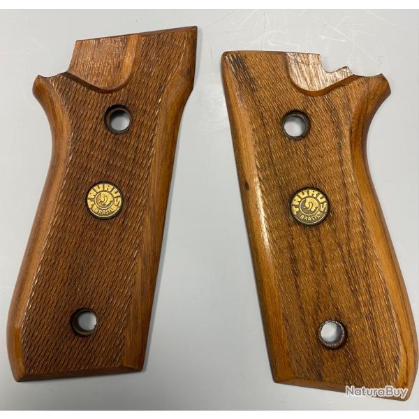 Plaquette bois Hogue  pour  pistolet Taurus PT-92, PT-99, 100, 101