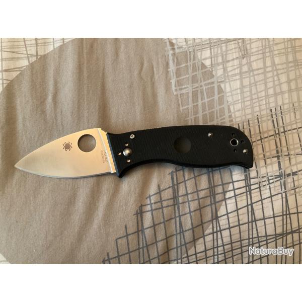 VEND COUTEAU PLIANT SPYDERCO LIL TEMOERANCE 3 DESIGN SAL GLESSER.