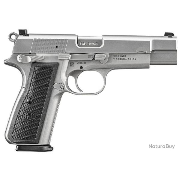 Pistolet FN HERSTAL High Power Stainless "�dition Limit�e" cal.9x19 BROWNING GP35