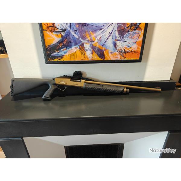 FUSIL FABARM POMPE MARTIAL CANTILEVER CAL 12/76 61CM RAYE DROIT 4+1