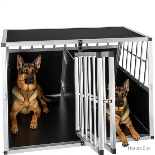 Cage de transport pour 2 chiens avec cloison s�parative - Livraison rapide