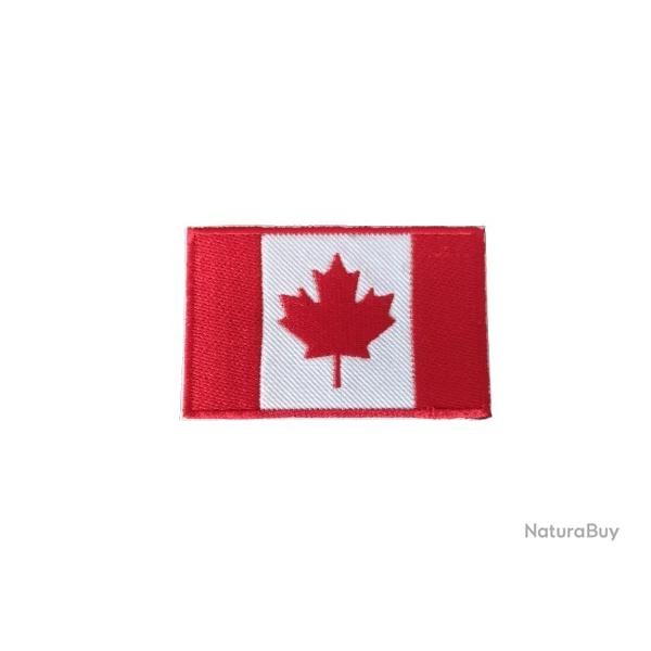 Patch Drapeau - Canada - velcro - Livraison gratuite