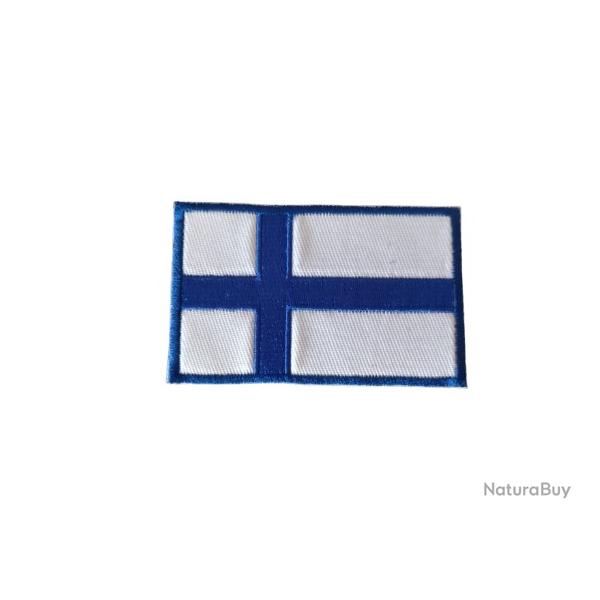 Patch Drapeau - Finlande - velcro - Livraison gratuite