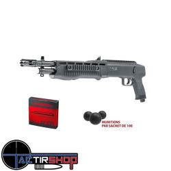 Pack Fusil T4E TB68 GEN 2 CAL 68 - 16J - 100 billes + 5 cartouches CO2